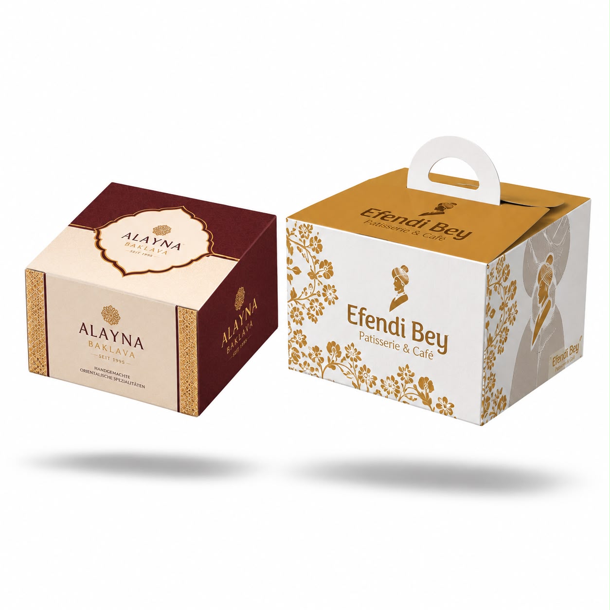 Kuchenbox mit Logo bedruckt